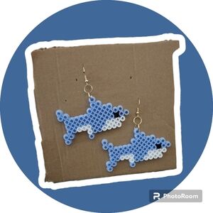 Shark earrings